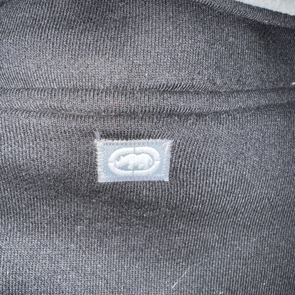 Y2K Ecko Unltd Men’s Black Embroidered Zip Up Seater Big And Tall 3xl - Picture 7 of 7